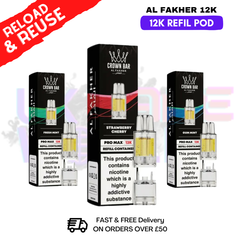 Al Fakher 12K REPLACEMENT POD - £4.99