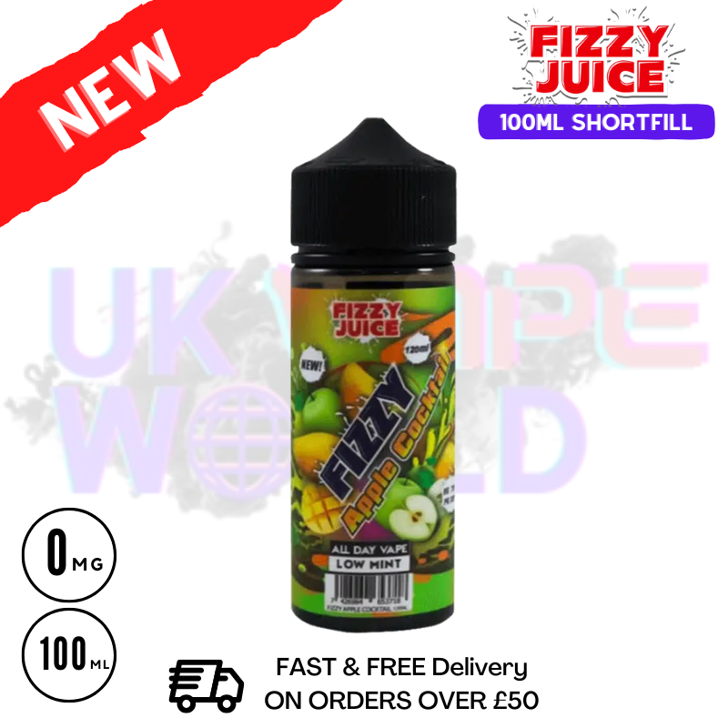 Apple Cocktail Fizzy Juice 100ml E-Liquid - £7.99 - ukvapeworld