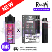 Shop Apple Berry Blast RandM 30K Puff Zero Nicotine Vape Kit - UK Vape World