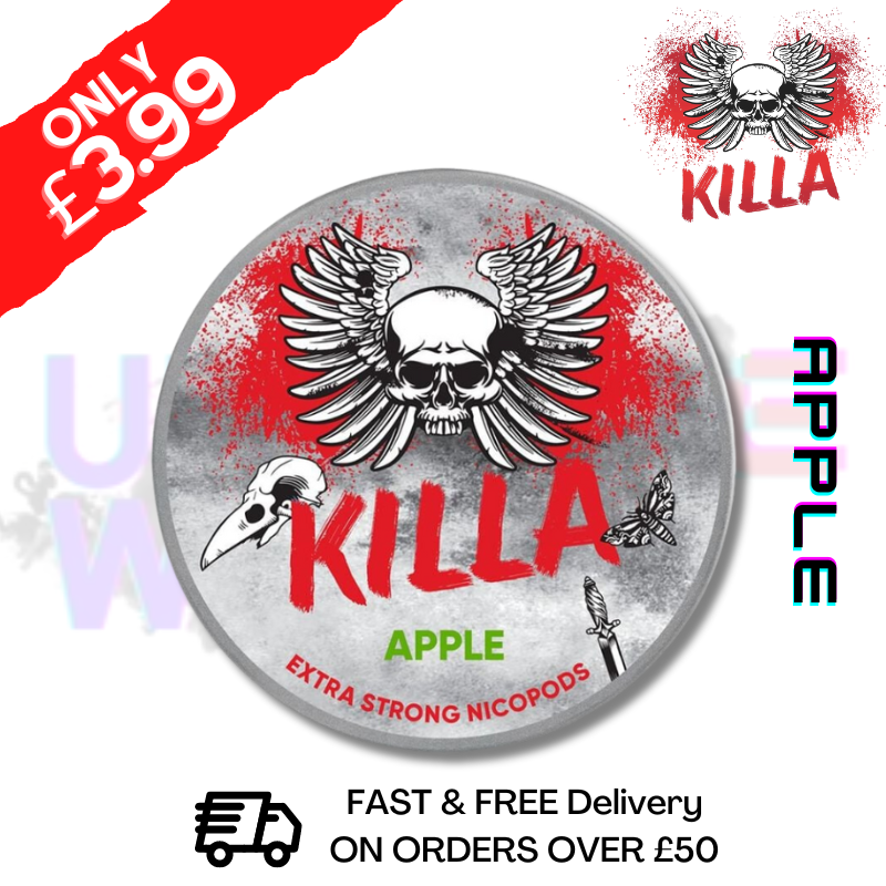 Apple Killa Nicotine Pouches NicoPod Nic Pouch (16.5mg)