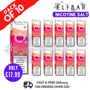 Shop Apple Peach ElfLiq Nic Salt BOX OF 10 - ONLY £17.99 - UK Vape World
