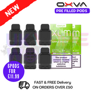 Shop Apple Peach Oxva Xlim Flavoured Pre-filled Pod Cartridges - UK Vape World