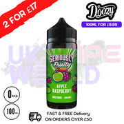 Apple Raspberry Doozy eJuice Shortfill 100ML Eliquid - UK Vape World