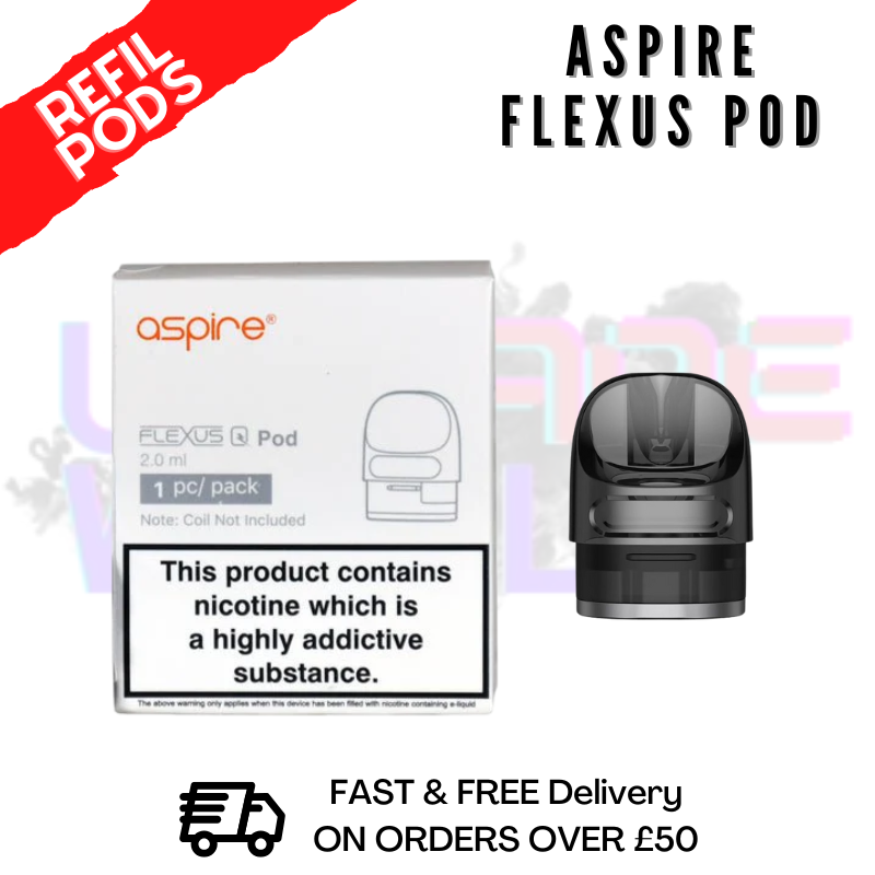 Shop Aspire Flexus Q Replacement Pod - Only £1.95 - UK Vape World