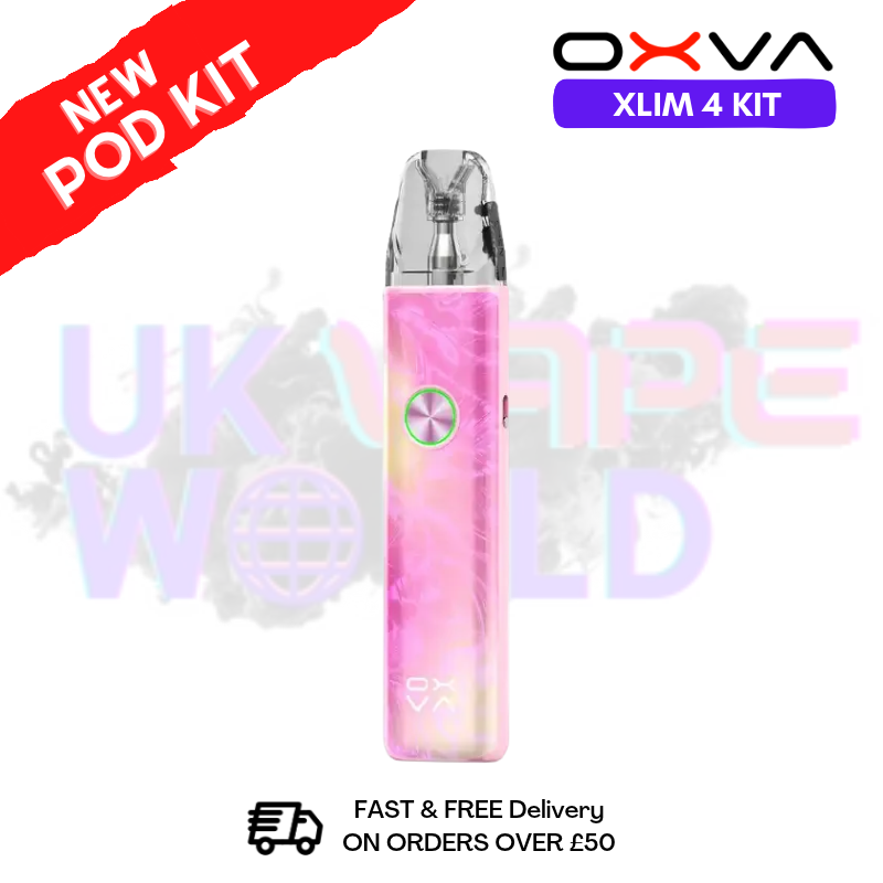 Aurora Petal Pink Oxva Xlim 4 Pod Kit - £15.49