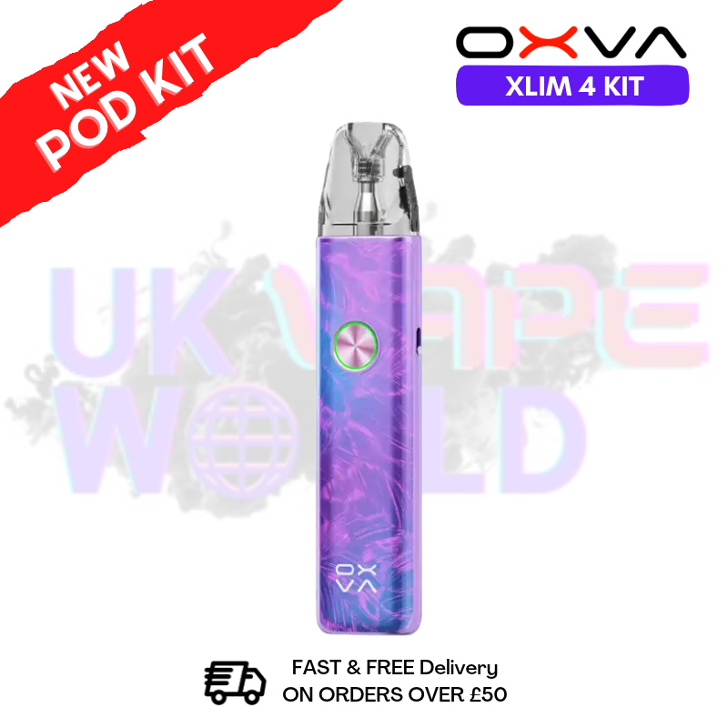 Aurora Petal Purple Oxva Xlim 4 Pod Kit - £15.49