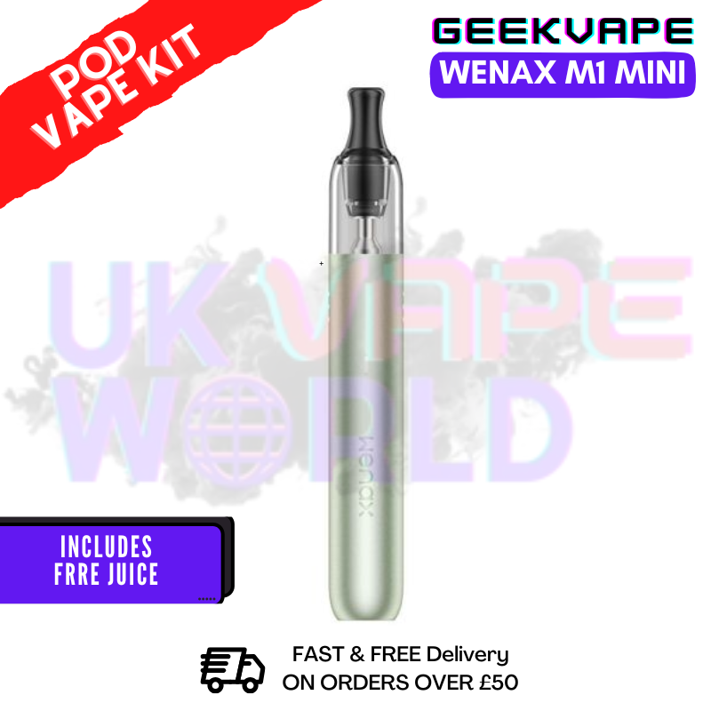 Shop Avocado Green GeekVape Wenax M1 Mini Pod Vape Kit - UK Vape World
