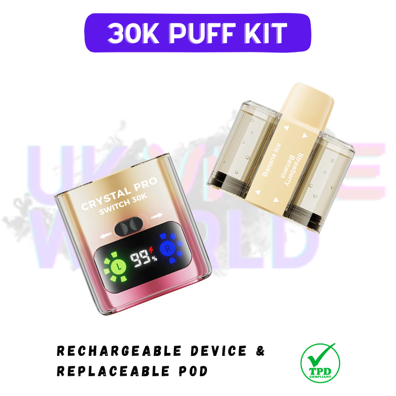 Cherry Berry Crystal Pro 30K Switch Prefilled Pod Kit