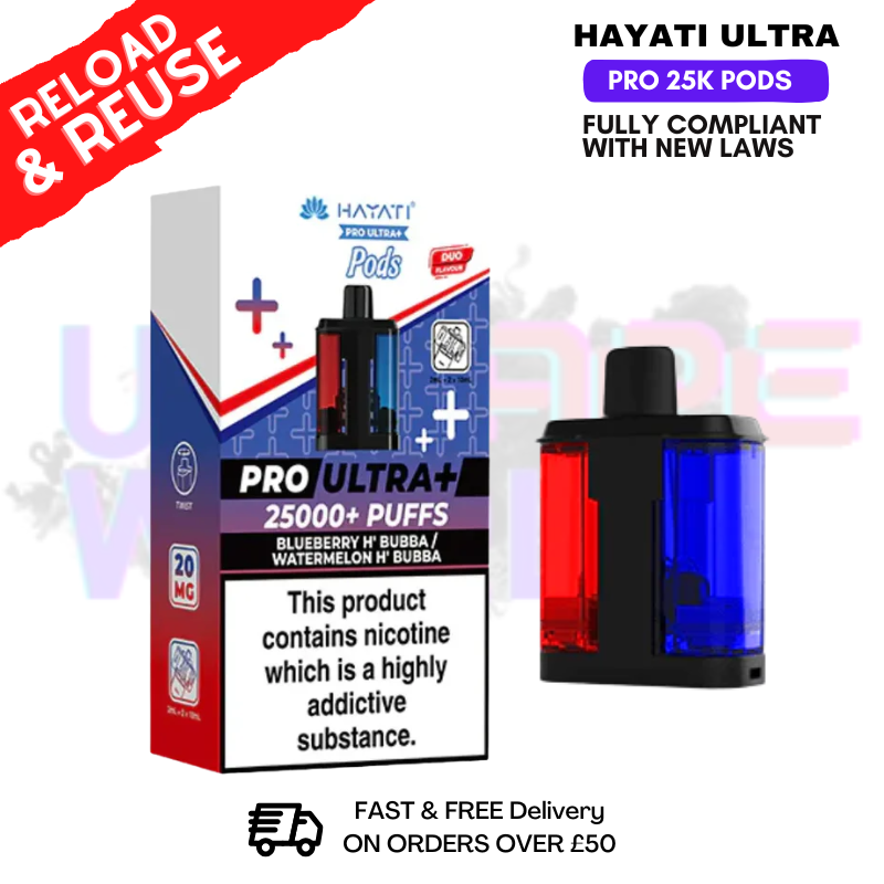 Blueberry H Bubba Hayati 25K REFIL Pack Replacement Pods