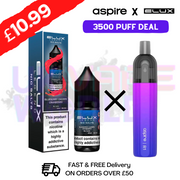 Blueberry Cherry Cranberry ELUX LEGEND Salt 3500puff x Aspire Disposble Kit - UK Vape World