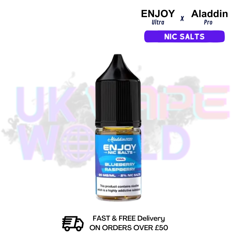 Shop Blue Raspberry Enjoy Ultra 9000 X ALADDIN Nic Salt 10ML eLiquid - UK Vape World