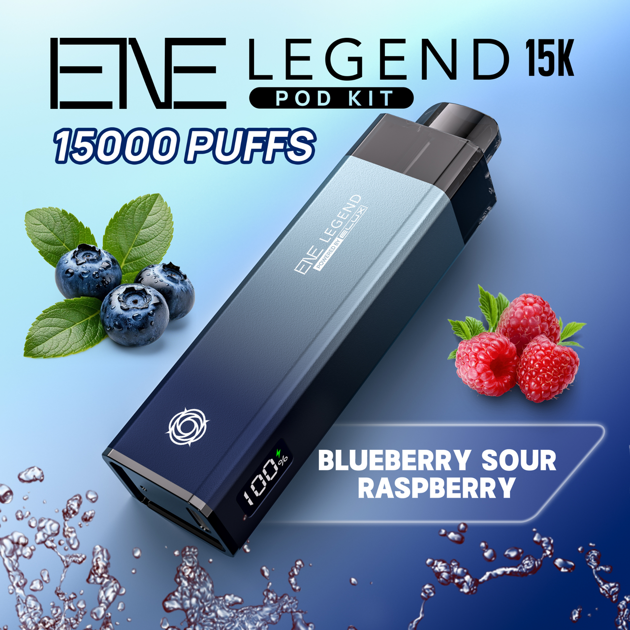 Blueberry Sour Raspberry Elux Legend 15K Puff Prefilled Pod Kit - £7.99 - ukvapeworld