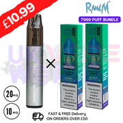 Blue Razz Cherry - RandM Tornado 7000 Puff (Refil Bundle) Kit - UK Vape World