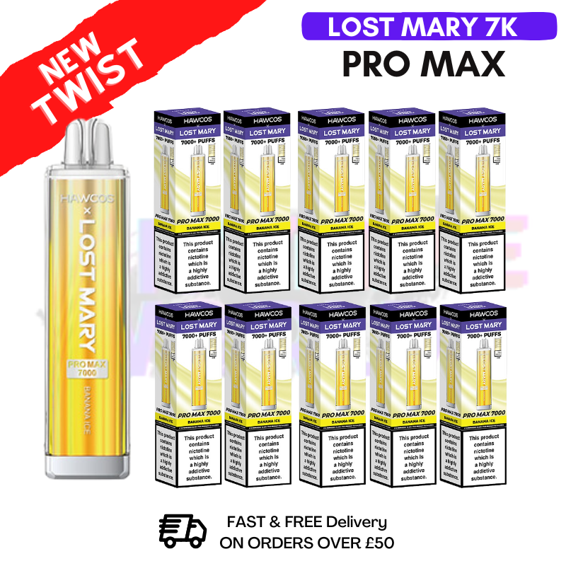 Shop Banana ICE Lost Mary Pro Max 7K Box Of 10