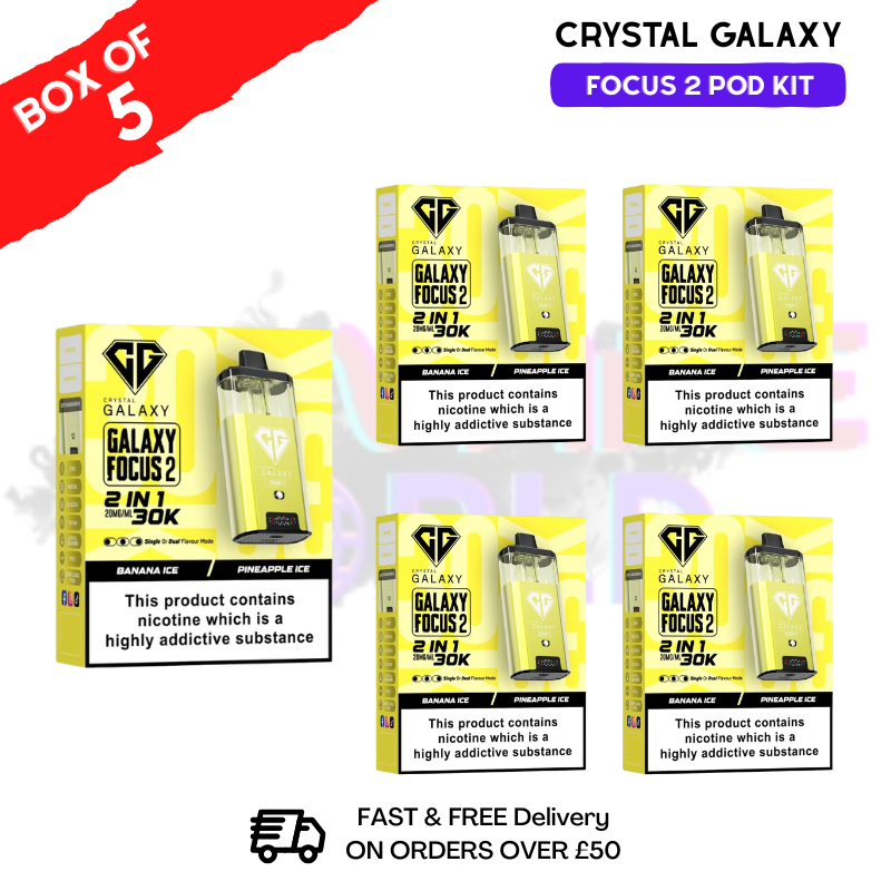 Banana Ice Crystal Galaxy 30K Kits Box Of 5