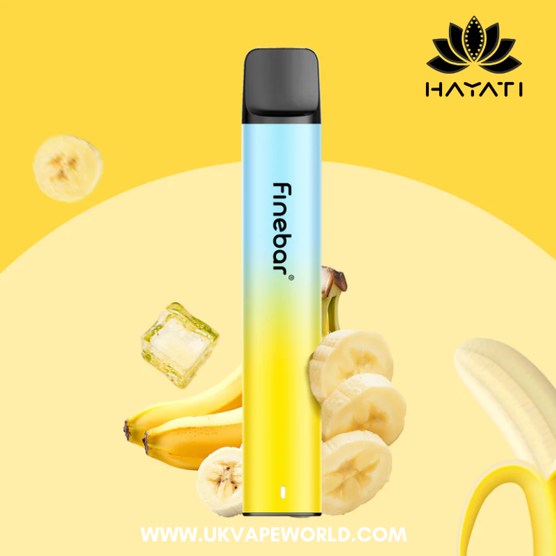 Banana Ice Hayati Finebar Prefilled Pod Kit - 5 For £15 - UKVAPEWORLD