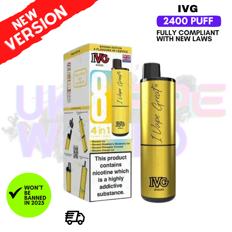 Banana Edition IVG 2400 Prefilled Pod Kit