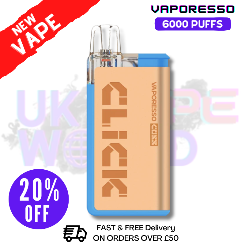 Banana Ice Vaporesso 6K Coss Click Disposable Kit - ONLY 8.99