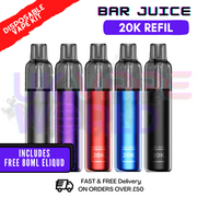 bar juice 20k vape Bar Juice 20,000 Puff 20K Refillable Disposable + FREE 80ML Eliquid