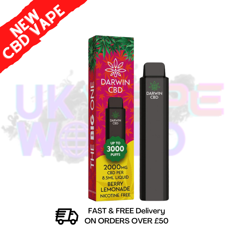 Shop Berry Lemonade Dawin CBD Disposable Vape 3000 Puffs | 2000MG - UK Vape World