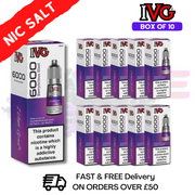 Shop Berry Licious Blast IVG 6000 Box Of 10 Nic Salt - UK Vape World