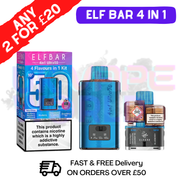Shop Berry Edition Elf Bar 4 in 1 Ultra Puff Kit - UK Vape World