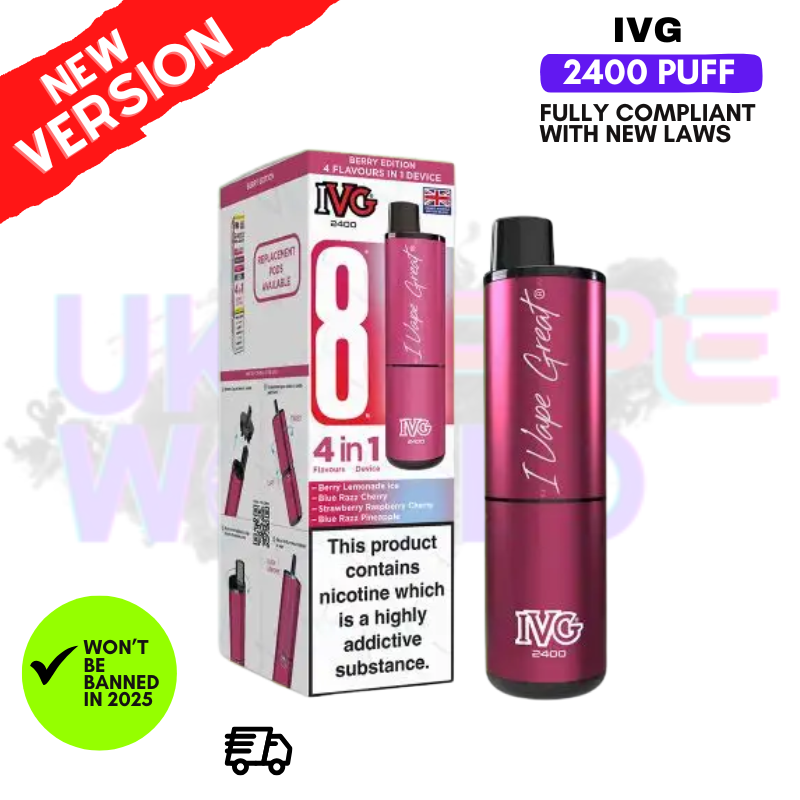 Berry Edition IVG 2400 Prefilled Pod Kit