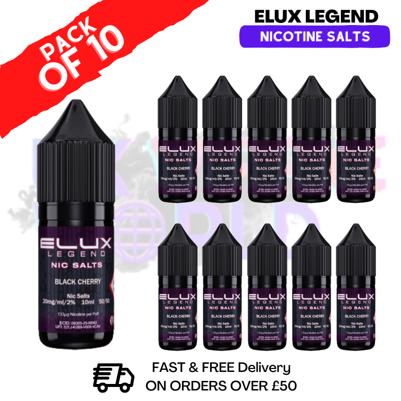 elux legend black Yllah x ELUX 10000 puffs with black and gold , combination of amazing  Flavors don't miss it , ready stock in Dubai | ELUX Legend main image 1