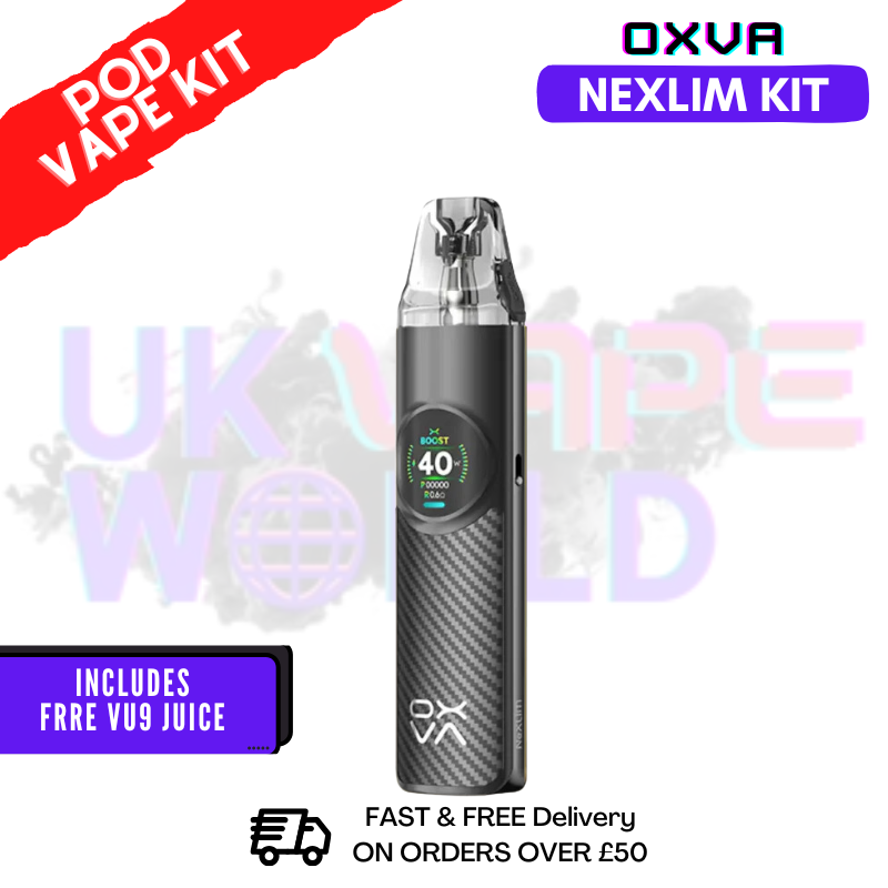 Black Warrior Oxva NeXlim Refillable Pod Vape Kit