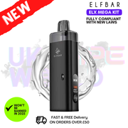 Black Elf Bar ELX Mega Kit + Free Mega Pod - ukvapeworld