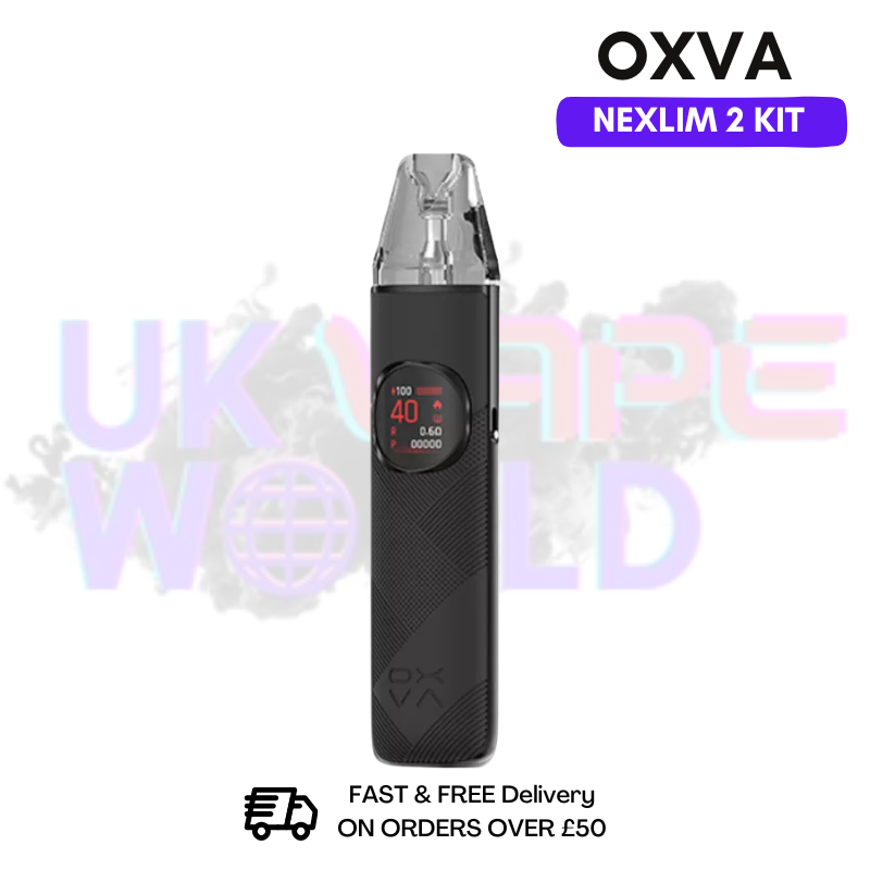 Black Leather Oxva Nexlim 2 Pod Kit - UK Vapeworld