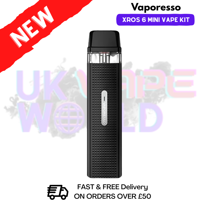 Black Vaporesso Xros 6 Mini Vape Kit - ukvapeworld