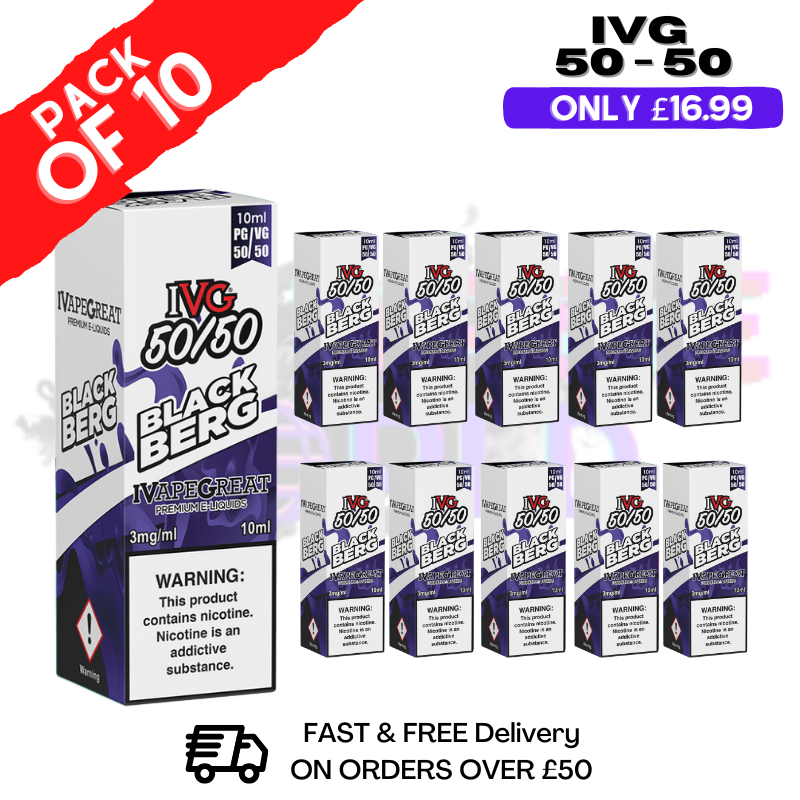 Blackberg IVG 50/50 Eliquid Box Of 10
