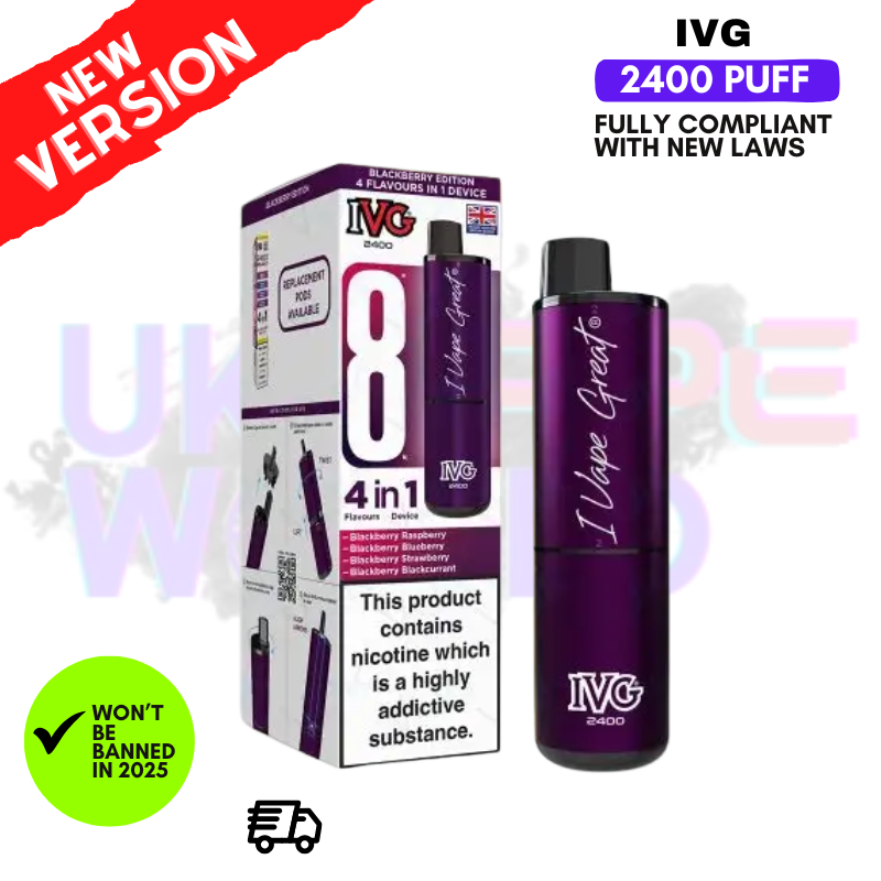 Blackberry Edition IVG 2400 Prefilled Pod Kit