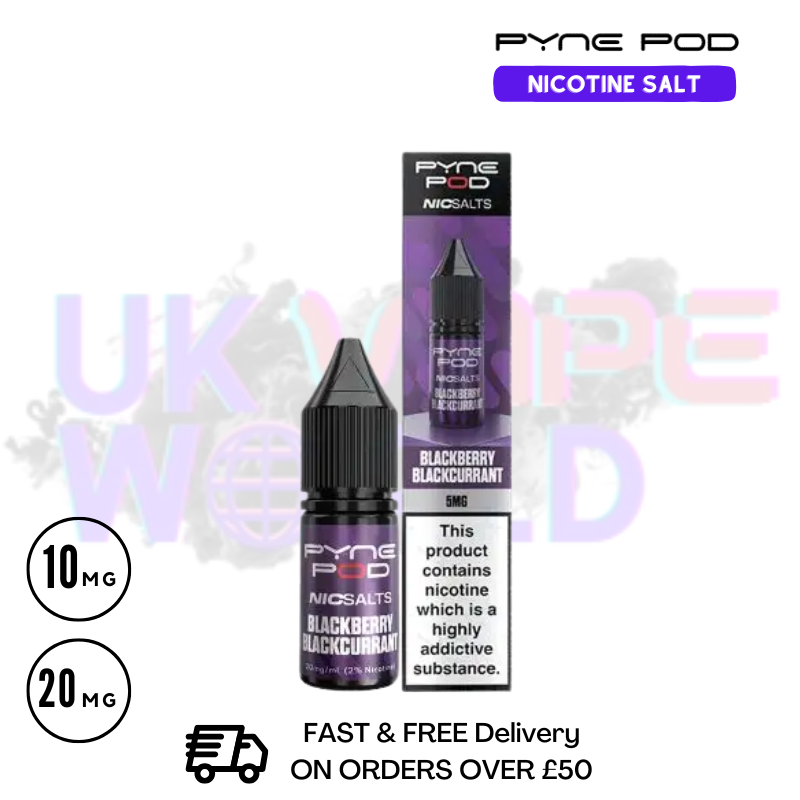 Pyne Pod Blackberry Blackcurrant Nic Salt - Only £1.99 (PC) - ukvapeworld