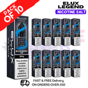 Blackberry ICE Elux Legend Nic Salt BOX OF 10
