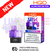 Blackberry Ice HQD Glow Pro 12K Puff Replacement Pods - ukvapeworld