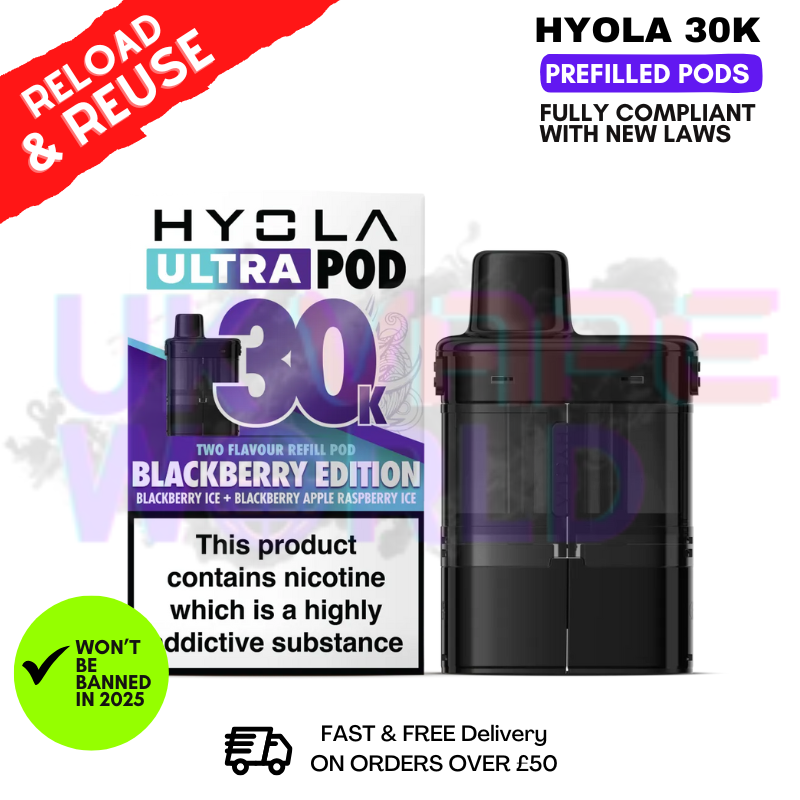 Blackberry Edition Hyola 30K Replacement Pods