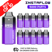 Shop Blackcurrant Apple Instaflow 5000 5K Disposable Box Of 10 - UK Vape World