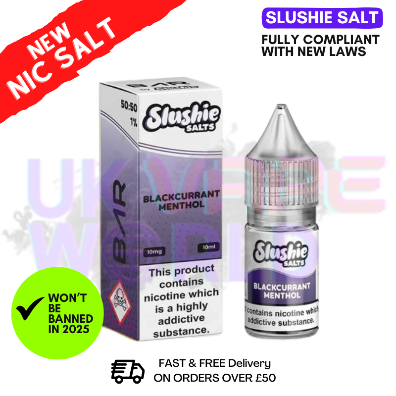 Slushie Salts Blackcurrant Menthol E Liquid