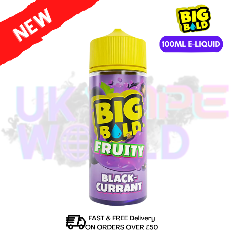 Blackcurrant Big Bold Vape Juice 100ml | £9.50 + Nicshots - ukvapeworld