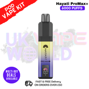 Blackcurrant Lemonade Hayati Pro Max Plus 6000Puff Kit - ukvapeworld
