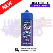 Blackcurrant and Lime Just Juice ICE Shortfill 100ml E-liquid - UK Vapeworld