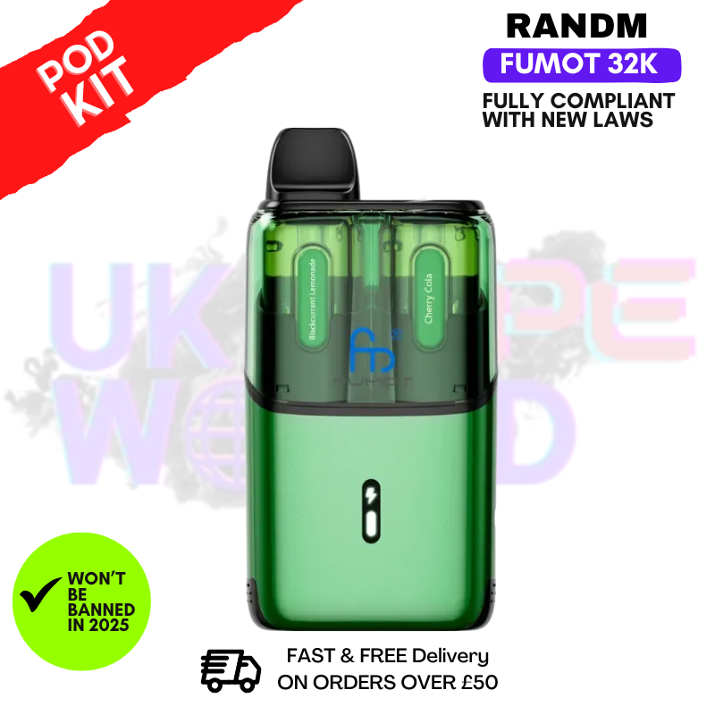 Shop Blackcurrant lemonade RandM Fumot Ultra 32K T32000 Pod Kit - Ukvapeworld
