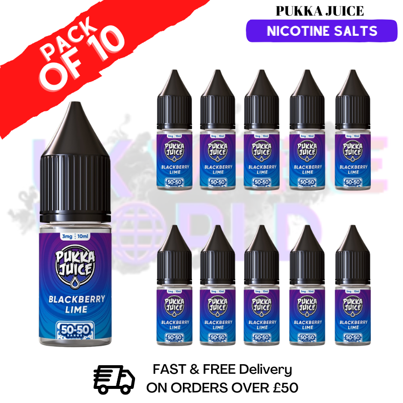 Blaze Pukka Juice Nic Salt Box Of 10