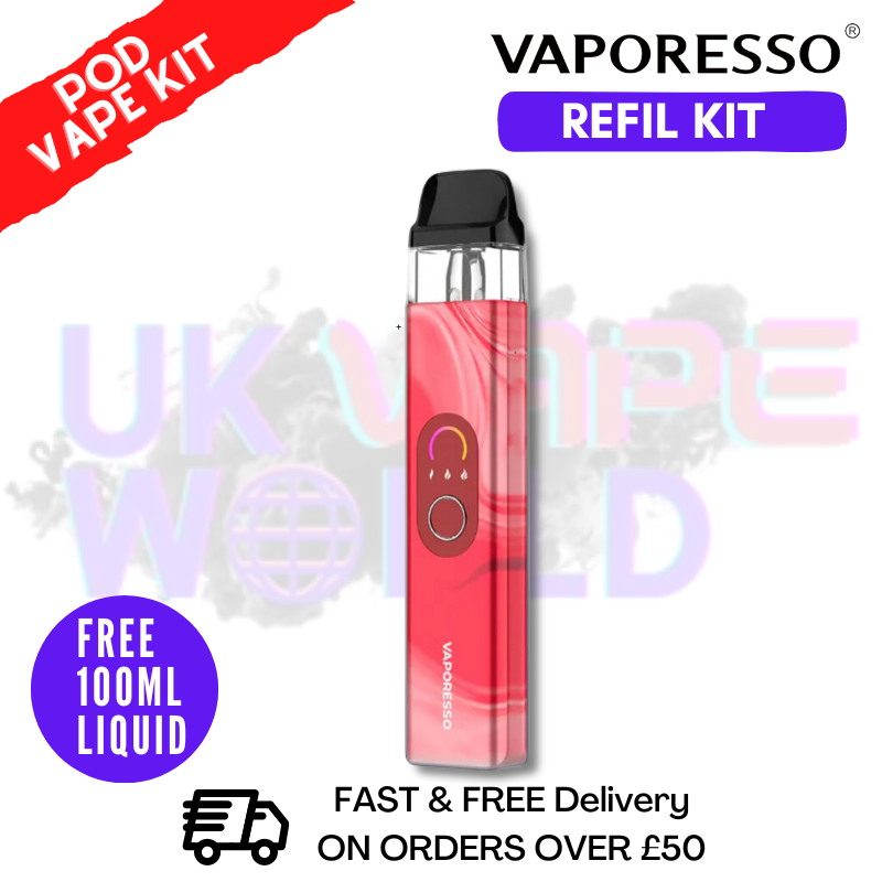 vaporesso xros 4 bloody mary Pod Kit + Free 100ML Eliquid x ros Resistance:0.8 Ω (G Coil) how to know if
