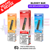 Shop BLOODY BAR 60K REPLACEMENT POD

ONLY £4.29 For 2ml+10ml Refil Pod Pack (Buy 4 for 60K Puffs)