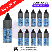 Blue Raspberry Just Juice Reborn Nic Salt Box Of 10 - £17.99 - UK Vapeworld
