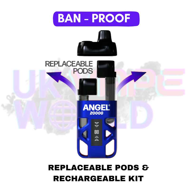 Blue Edition Angel Bar 20K Puff Twist Prefilled Pod Kit