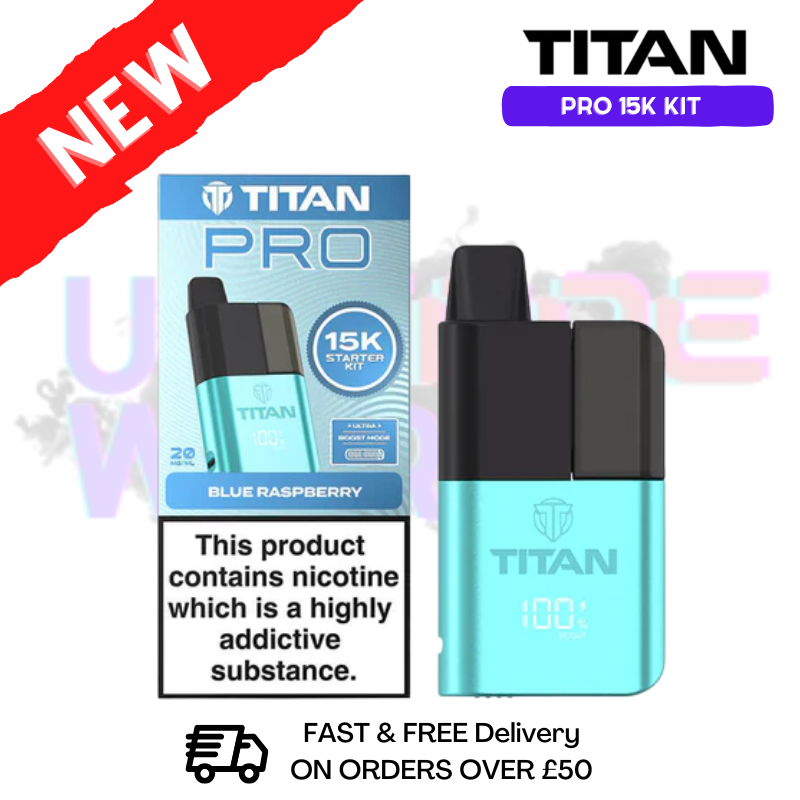 Blue Raspberry Titan Pro 15K Pod Kit - ukvapeworld